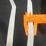 Резинка для бретель, ширина 1см - Холодний білий, фото 4