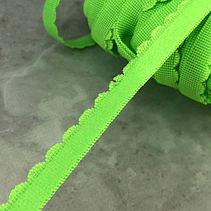 Станова резинка для білизни 1смх1м - салатовий неон