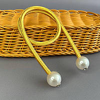 Підхват для штор гнучкий "Сфера" - жовте золото