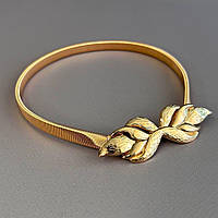 Підхват для штор металевий - Бутон рожеве золото