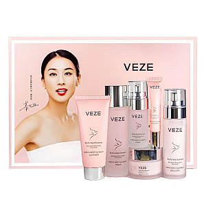 Подарунковий набір для догляду за обличчям 6в1 Veze Bird's Nest Element