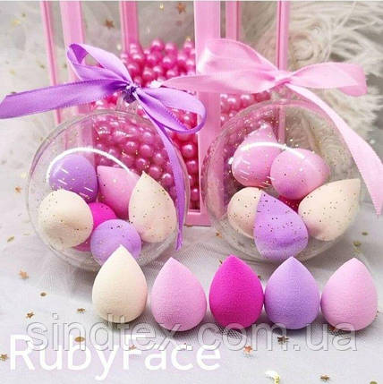 Подарунковий набір спонжів для макіяжу Beauty Blender, 6шт, фото 1