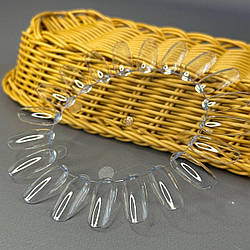 Планшет-ромашка прозорий для зразків лаків (20 нігтів)