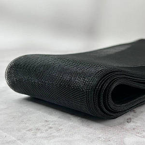 Регілін (кринолін) 100мм (10 см) чорний (моток-18м)