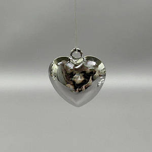 Підвіска «Серце» гіпоалергенний сплав 20 мм - сталь