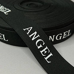 Гумка Angel для спортивного одягу 3 см - чорна