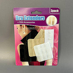 Набір застібок для бюстгальтера на 3 гачки 5х5,5 см