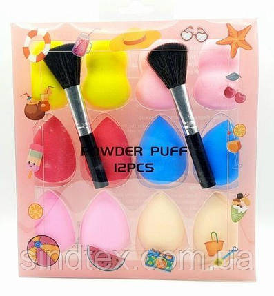 Набір спонжів для макіяжу Beauty Blender і пензликів, фото 1