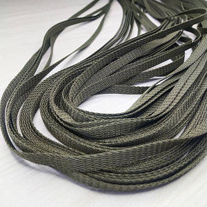 Стропа 1 см хакі, на метраж (сумочна-ремінна)