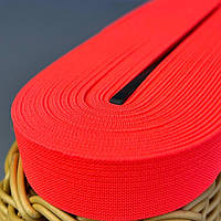 Резинка турецька щільна 2см, 10м - яскраво рожева