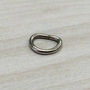 Напівкильце 1 см нікель уп.10шт.