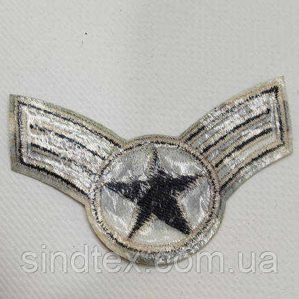 Термоаплікація, нашивка на одяг 3.5х8см "U.S.Army", фото 4