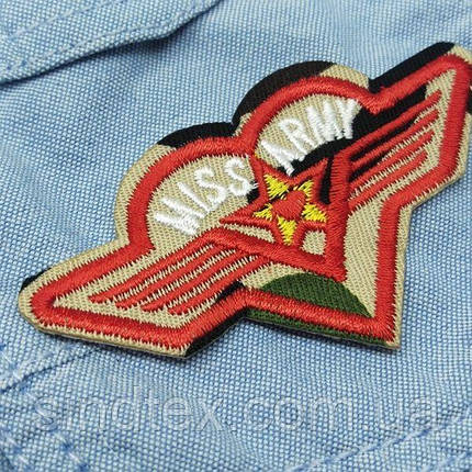Термоаплікація, нашивка на одяг 4х7,5см "U.S.Army", фото 3