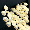 Напівбусини перламутрові 10 мм, 10 гр/уп колір - айворі з АВ покриттям - А5, фото 2