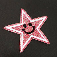 Термонаклейка Звезда люрекс- 1 шт, 7х7см цвет #9