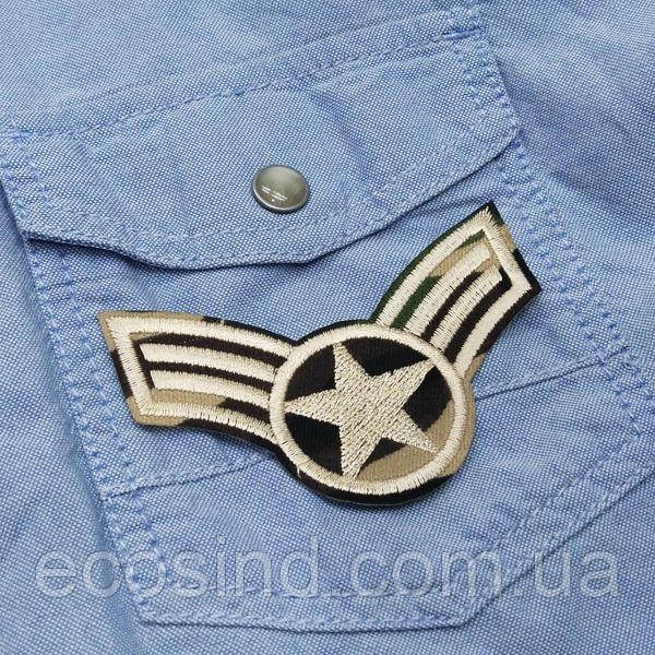 Термоаплікація, нашивка на одяг 3.5х8см "U.S.Army"