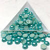 Напівбусини перламутрові 8мм, 10 гр/уп - колір блакитний #55, фото 2