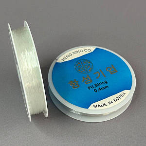 Резинка силіконова, ПРЕМІУМ посилена-0,4мм/10м