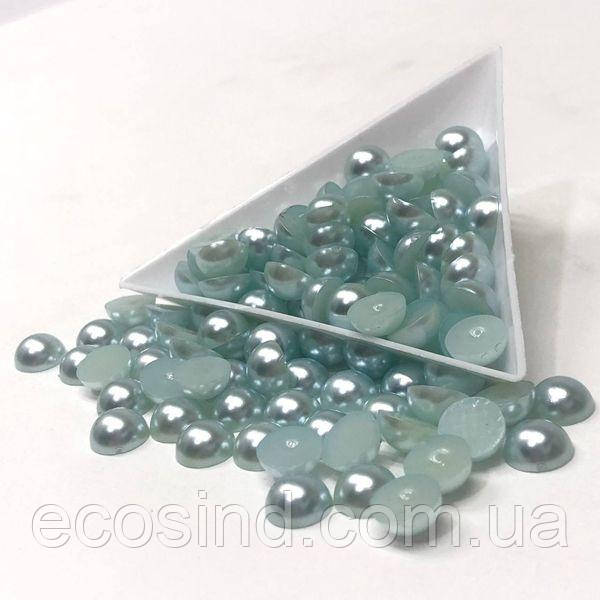 Напівбусини перламутрові 8мм, 10 гр/уп - колір сірий #12, фото 1