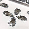 Напівбусини пришивні крапля грановані 12х20мм, 25 шт колір - срібло, фото 2