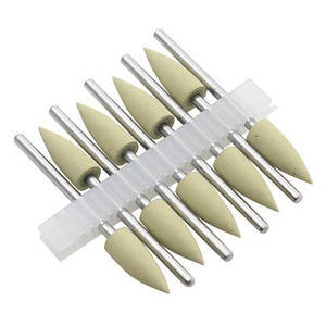 Гумова насадка для полірування №404 (м'яка), жовта