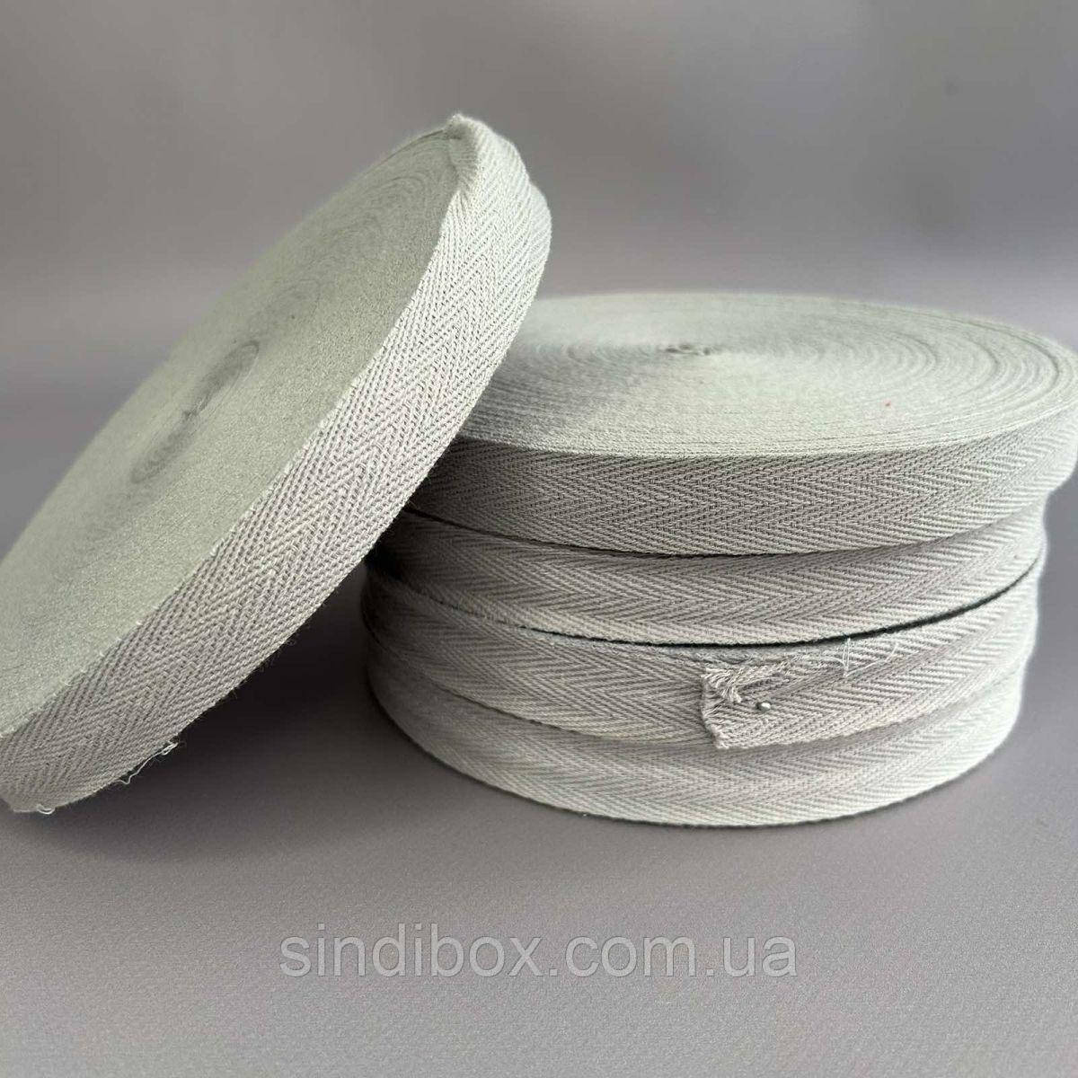 Сіра кіперна стрічка 2 см (кіперна тасьма 20мм), фото 1