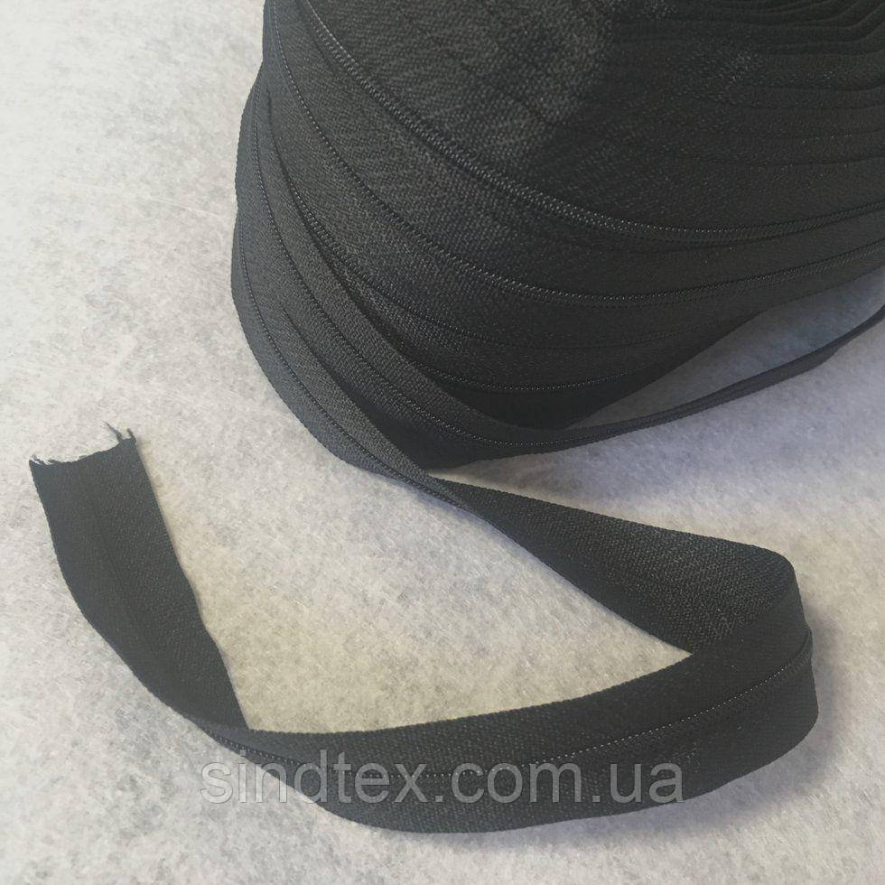 Рулонна блискавка типу "спіраль" T-3 (200 м.), Чорний