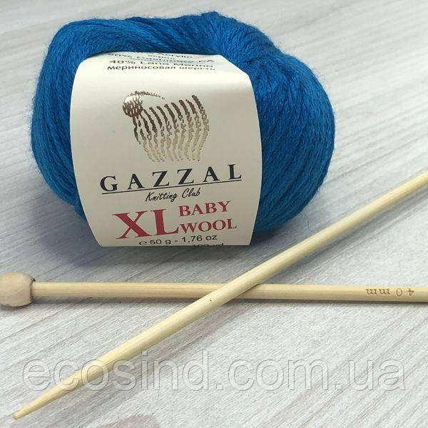 Пряжа Gazzal – Baby Wool XL колір 822 Електрик