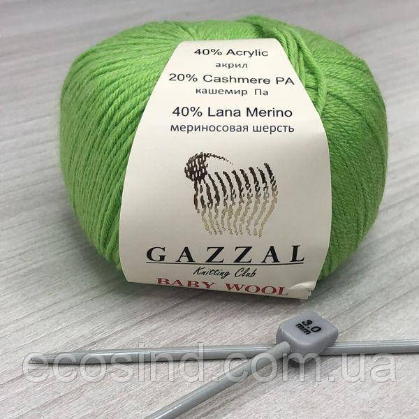 Пряжа Gazzal – Baby Wool колір 821