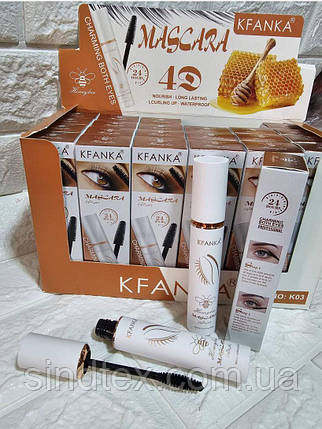 Туш для вій із бджолиним воском Kfanka, фото 1
