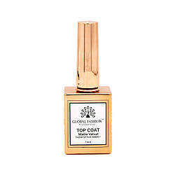 Топ з оксамитовим ефектом без липкого шару Global Fashion, Matte Top Coat 15 мл