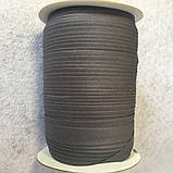 Бавовняна коса бейка 1,5 см-50%поліестер (100 м), колір 070 сірий, фото 3