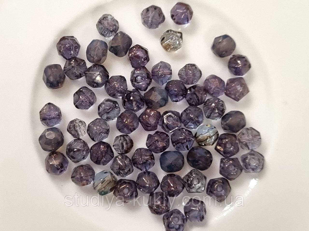 Кришталеві намистини. Чеське скло. 3 мм. №17, фото 1