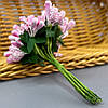 Тичинки в букеті на гілці 8,5 см - рожевий, фото 3