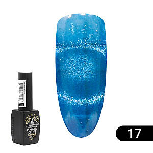 Гель лак Котяче око Platinum №17, 8мл