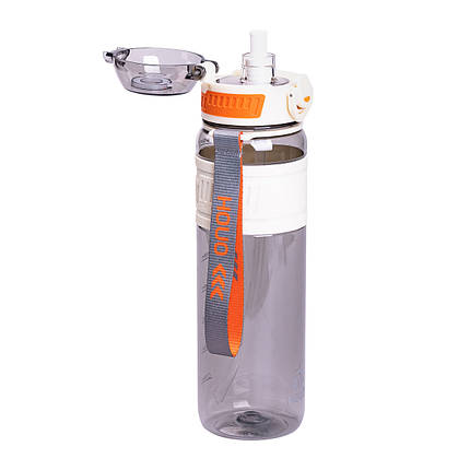 Пляшка для води спортивна з фліп кришкою Houo на 1 л біла, фото 3