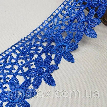 Мереживо макраме Sindtex 9см (13 м) Колір - Синій електрик (729-93-040), фото 2