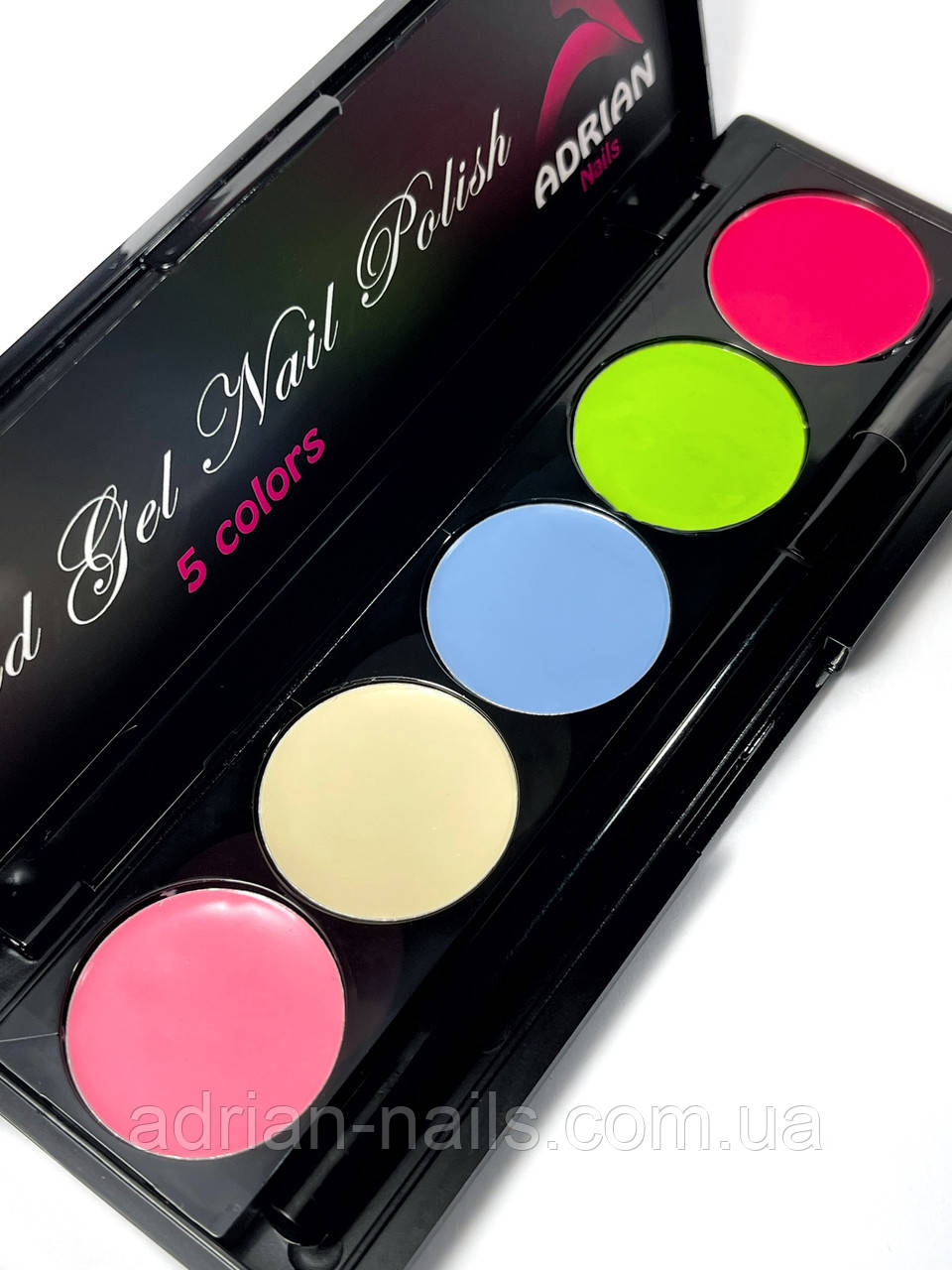 Premium Solid Gel Polish - Палєтка 5 кольорів (густий гель-лак) №1