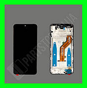 Дисплей Tecno Pop 5 (BD2/BD3/BD2p/BD2d) із сенсором та рамкою, чорний (оригінальні комплектуючі)