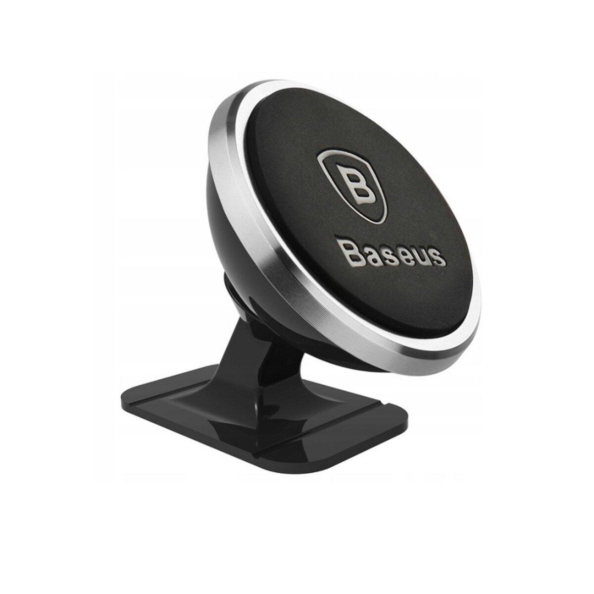Автотримач для телефона Baseus 360° Adjustable Magnetic Phone Mount Silver