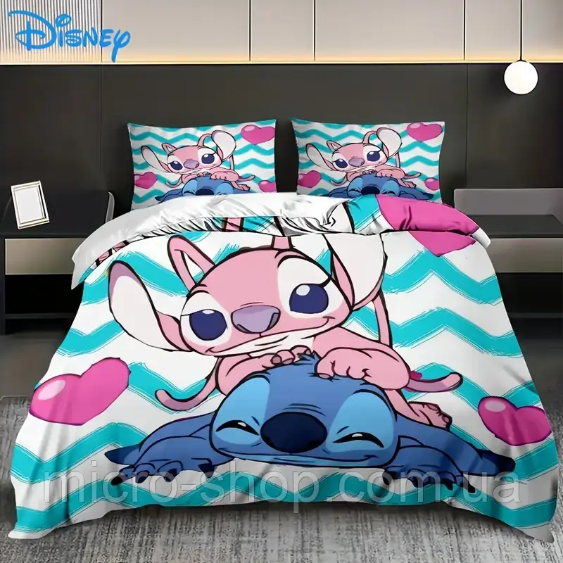 Набір дитячої постільної білизни без простирадла Стіч Disney Stitch