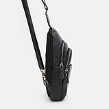 Чоловічий шкіряний рюкзак Keizer K1612-11bl-black, фото 4