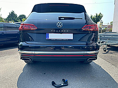 Фаркоп Volkswagen Touareg CR7 2019- (Фольксваген Туарег) швидкоз'ємний на ключах