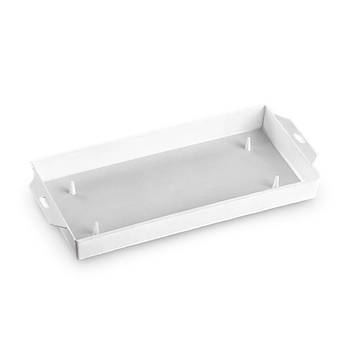 Підставка під оазис біла 24×11,8×2,8 см Tecarflor