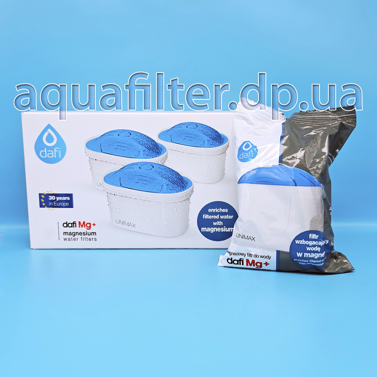 Змінний картридж Dafi Unimax з магнієм Mg+ (замість Brita Maxtra) 1 шт.
