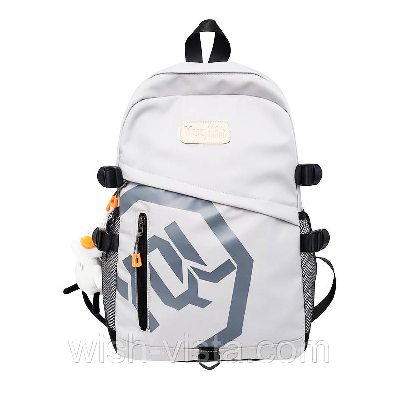 Рюкзак підлітковий No Brand 901229 White з брелоком 35 л, фото 1