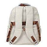 Рюкзак підлітковий WEI'ZN-20237 Ivory з брелоком 35 л, фото 3