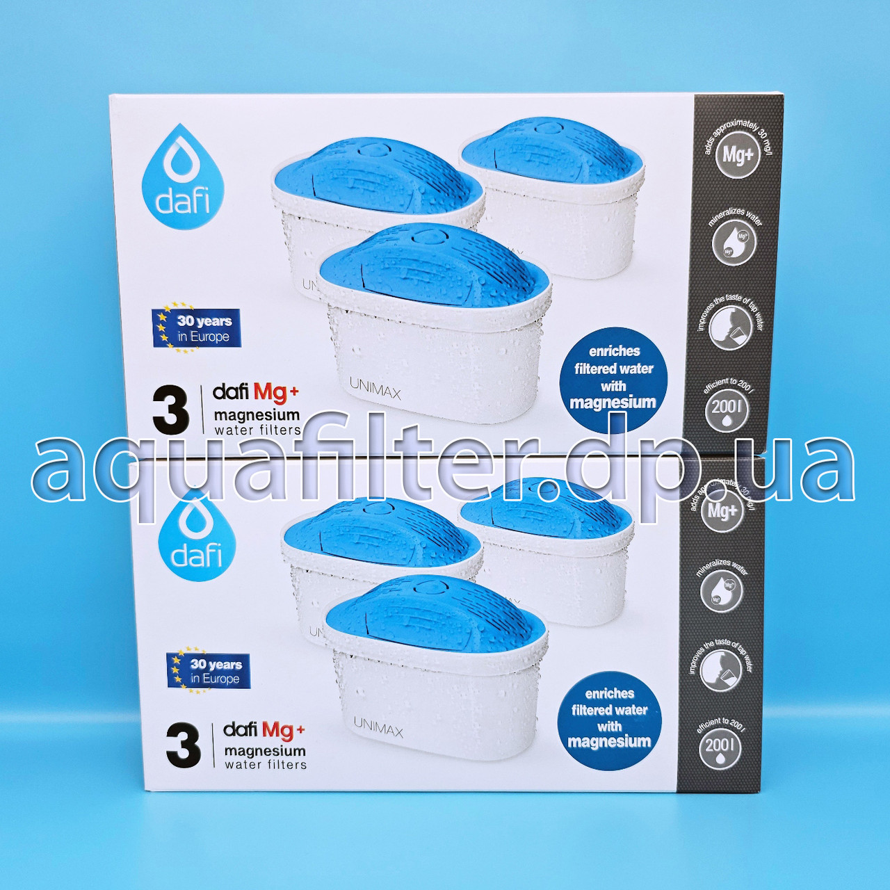 Змінний картридж Dafi Unimax з магнієм Mg+ (6 шт.) замість Brita Maxtra