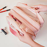 Сумка-органайзер Travel line Washbag 31х21х15 см Рожевий, фото 7