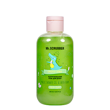 Гель для душу та піна для ванни 2 в 1 Mr. Scrubber Croco Dino Green Grape від 3 років 250 мл